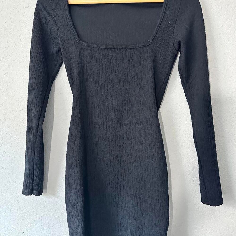 Prettylittlething Women's Black and Grey Dress